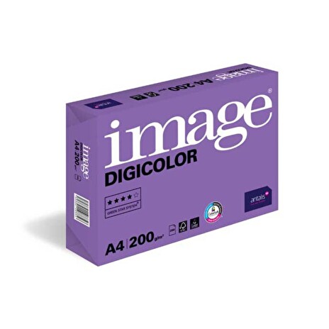 Kancelářský papír Image Digicolor A4/200g, bílá, 250 listů