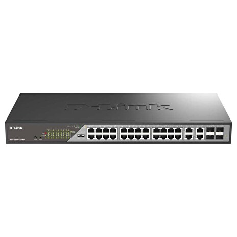 D-Link DSS-200G-28MP/E 28-Port Gigabit Ethernet PoE+ Surveillance Switches
