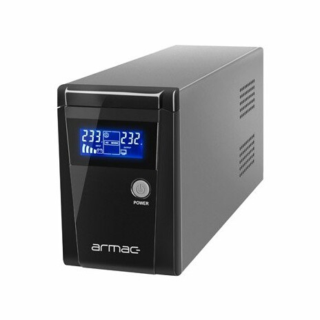 ARMAC UPS OFFICE 650F LCD 2 SCHUKO OUTLETS 230V METAL CASE