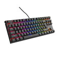 Genesis tichá herní klávesnice THOR 303/TKL/CZ/SK/RGB/Outemu Peach/Drátová USB/CZ-SK layout/Černá