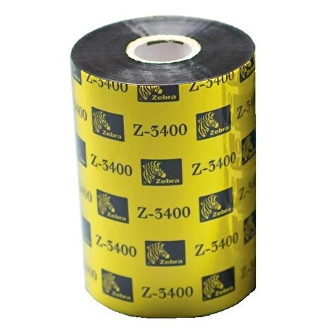 Zebra páska 3400 wax/resin. šířka 110mm. délka 450