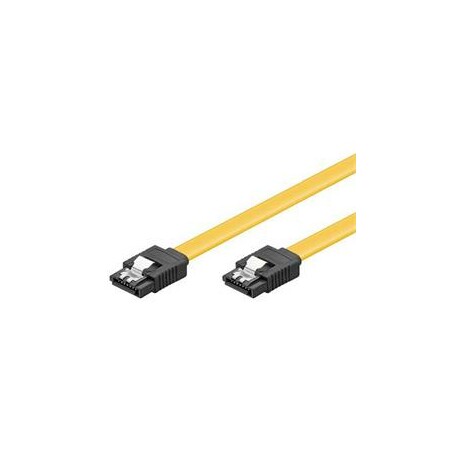 PremiumCord 0,2m SATA 3.0 datový kabel 1.5GBs / 3GBs / 6GBs, kov.západka