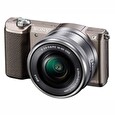 Sony ILCE-5100 Fotoaparát Alfa 5100 s bajonetem E + 16-50mm objektiv - Brown