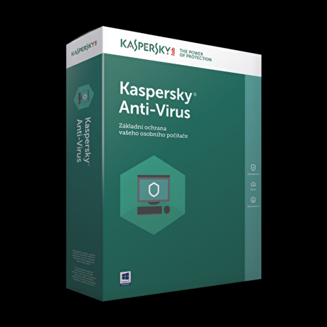 Kaspersky Anti-Virus CZ, 4PC, 1 rok, obnovení licence, elektronicky