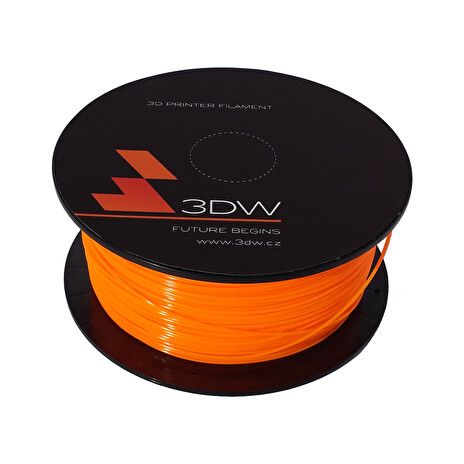 3DW ABS struna 1,75 mm pro 3D tiskárnu, 1kg, oranžová
