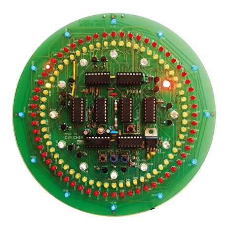 Stavebnice TIPA PT036 CMOS kruhové hodiny