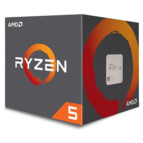 AMD cpu Ryzen 5 1600 Box AM4 (6core, 12x vlákno, 3.2GHz / 3.6GHz, 16MB cache, 65W) s chladičem Wraith Spire 65W