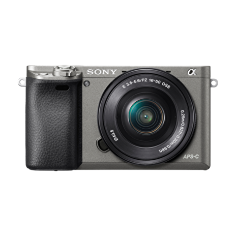 SONY ILCE-6000 Fotoaparát Alfa 6000 s bajonetem E + 16-50mm objektiv - Grafit