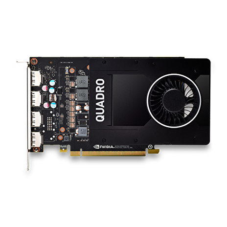 NVIDIA Quadro P2000 5GB GDDR5, PCIe 3.0 Card, 4x display port