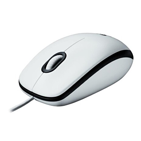 Myš Logitech M100 White, USB, optická, 2 tlačítka, bílá