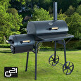G21 gril na dřevěné uhlí BBQ big s udírnou/ grilovací plocha 2360 cm2