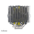 Akasa Chladič CPU VENOM MEDUSA pro patice LGA 775,115x, 1366, 2011, Socket AMx, FMx, měděné jádro, 145mm PWM ventilátor