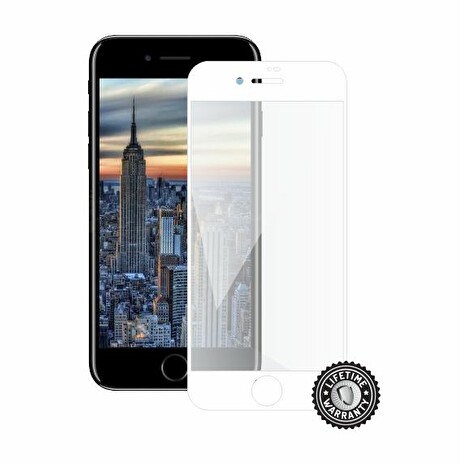 Screenshield APPLE iPhone 8 Tempered Glass Protection (full COVER white)