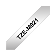 Brother TZeM921 - Černá na matně stříbrné - Role (0,9 cm x 8 m) 1 role lamino páska - pro P-Touch H100, PT-E100, PT-E300, PT-E500, PT-E550, PT-P900, PT-P950; P-Touch EDGE PT-P750