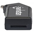 Manhattan USB-C Mini Multi-Card Reader/Writer, Hi-Speed USB, Mobile, 24-in-1