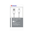 Verbatim kabel Mirco B USB Cable Sync & Charge 100cm Silver