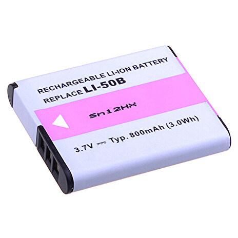 Náhradní baterie AVACOM Olympus Li-50B, Pentax D-LI92 Li-ion 3.7V 800mAh 3.4Wh