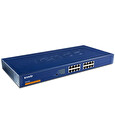 Tenda TEG1016G 16-Port Gigabit Ethernet Switch, 10/100/1000 Mb/s, Rackmount