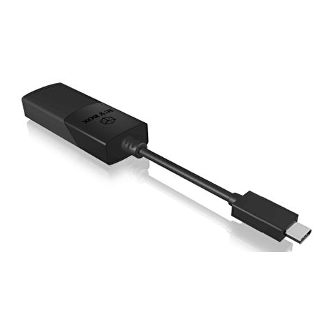 IcyBox USB Type-C to VGA adapter