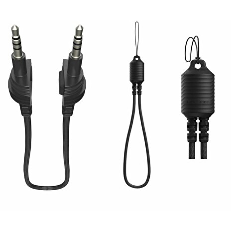 Lifeproof Audio kabel 3,5mm/ 3,5mm ve formě poutka - černý