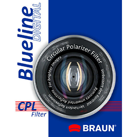 BRAUN CP-L polarizační filtr BlueLine - 43 mm