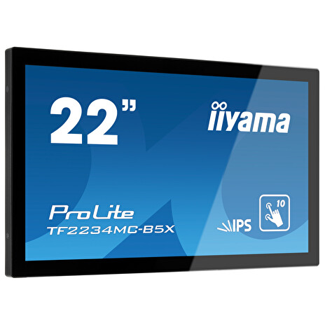 22" iiyama TF2234MC-B5X - OpenFrame,IPS,FullHD,8ms,250cd/m2, 1000:1,16:9,VGA,HDMI,DP,USB