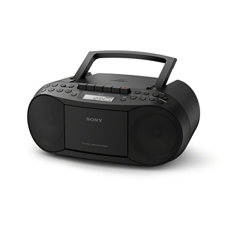 Sony CFDS70B, přenosný stereo přehrávač s tunerem AM/FM, černý