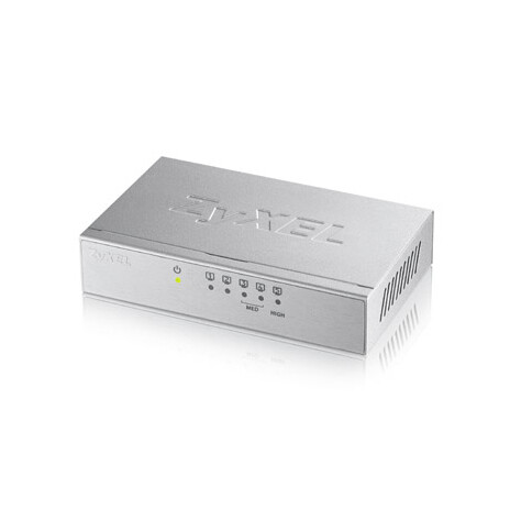 Zyxel GS-105B, 5-port 10/100/1000Mbps Gigabit Ethernet switch, desktop