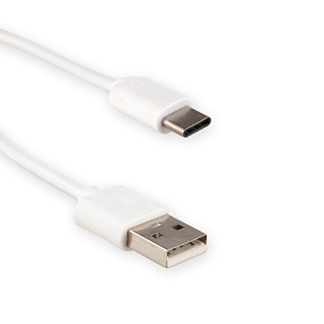 4World Kabel USB 2.0 , AM / B Micro USB-C přenos dat/nabíjení 2.0m bílý