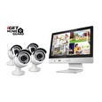 iGET HGNVK49004 - CCTV bezdrátový WiFi set HD 960p s LCD displejem 12", 4CH NVR + 4x IP kamera 960p